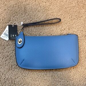Joy Susan Mini Crossbody Wristlet Clutch, Chambray